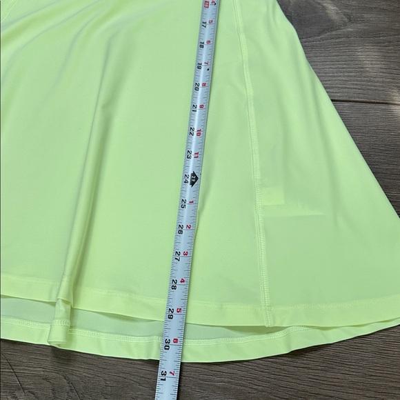 Nike Victory Summer Tennis Mini Dress Volt Lime Yellow Racerback Size XS - Picture 9 of 10